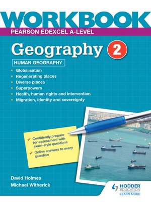 cover image of Pearson Edexcel A-level Geography Workbook 2